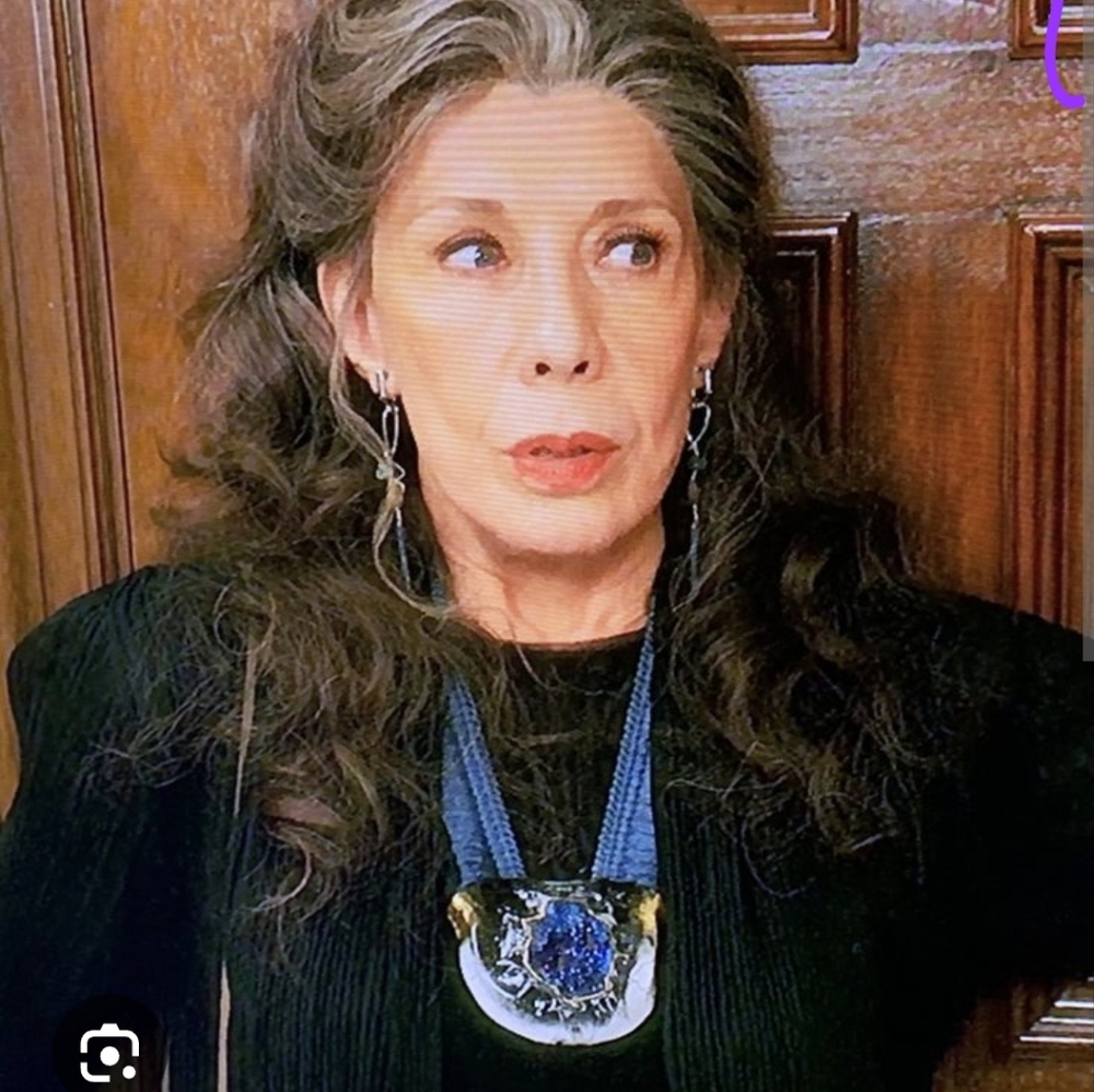 Adina Mills Necklace - Large Citrine/ Rope Chain - Picture 7 of 7